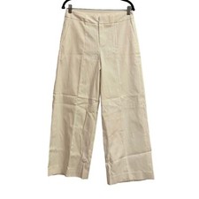 Everlane NWOT White Stretch High Waist Wide Leg Minimalist Neutral Trouser Pant