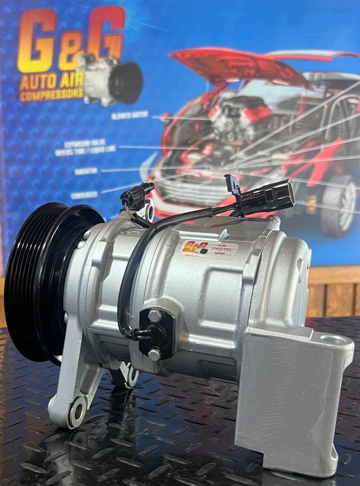 COMPRESOR DE AIRE ACONDICIONADO APTO PARA TOYOTA SUPRA 93-98, LEXUS SC300 92-00, 77310 Foto 3 de 4