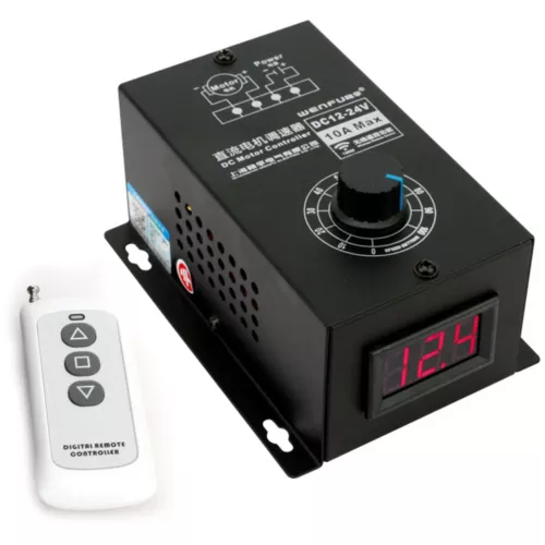PWM Wireless remote control stepless speed control DC motor speed controller - Picture 1 of 10