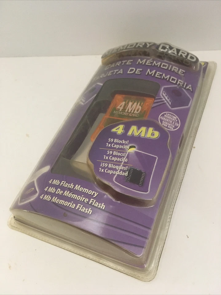 4MB Memory Card Black For GameCube Expansion New Sealed Toys R Us - Image 2 of 4