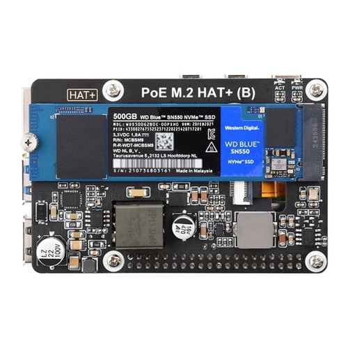 PCIe M.2 Adapter Power over Ethernet For Development Board Support NVMe SSD - Afbeelding 4 van 8