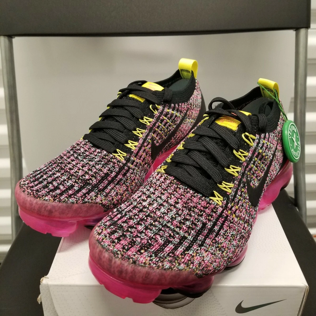 Vapormax pink and clearance black