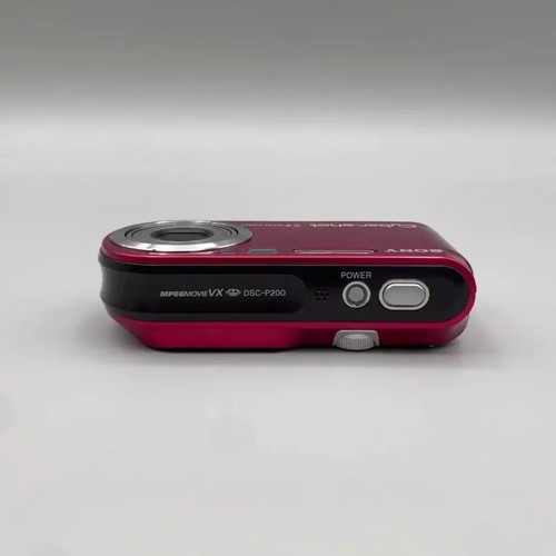 Sony Cyber-shot DSC-P200 7.2MP 3x Optical Zoom CCD Digital Camera - Red - Picture 10 of 11