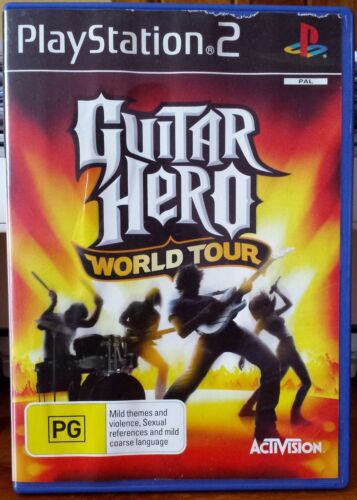 PS2 Game Guitar Hero World Tour Playstation 2 PAL Activision Music Soundtrack - Picture 1 of 5