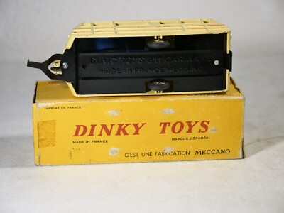 DINKY TOYS originale : : n° 811 CARAVANE avec glaces avec sa BOITE (EN