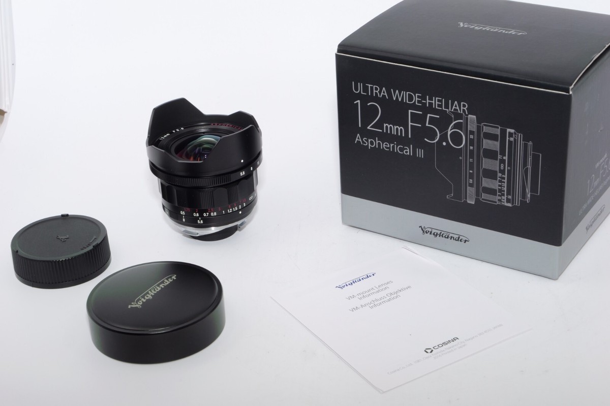 Voigtlander Ultra Wide-Heliar 12mm f5.6 ASPH III W.A. Lens