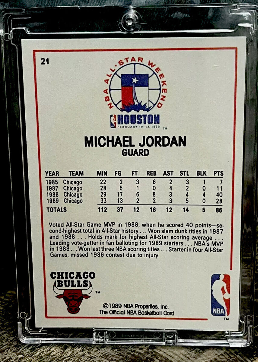 Michael Jordan Card RARE 80'S HOOPS FIRST YEAR CARD ALL STAR Michael Jordan Card RARE 80'S HOOPS FIRST YEAR CARD ALL STAR
