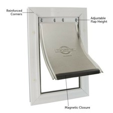 PetSafe MagneticLockable Pet Flap Aluminum entry Doors forCatDogs weather medium