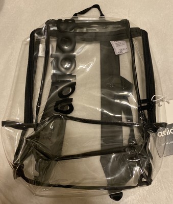 adidas clear linear backpack
