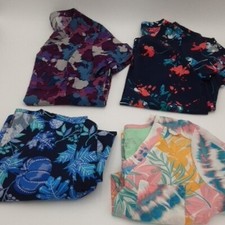 Butter Soft Scrub Medical Professional Floral and Abstract Patterned Bundle 4