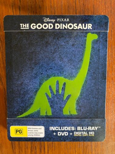 The Good Dinosaur - Steelbook Blu-ray Region Free Disc VGC Disney Pixar  - Picture 1 of 3