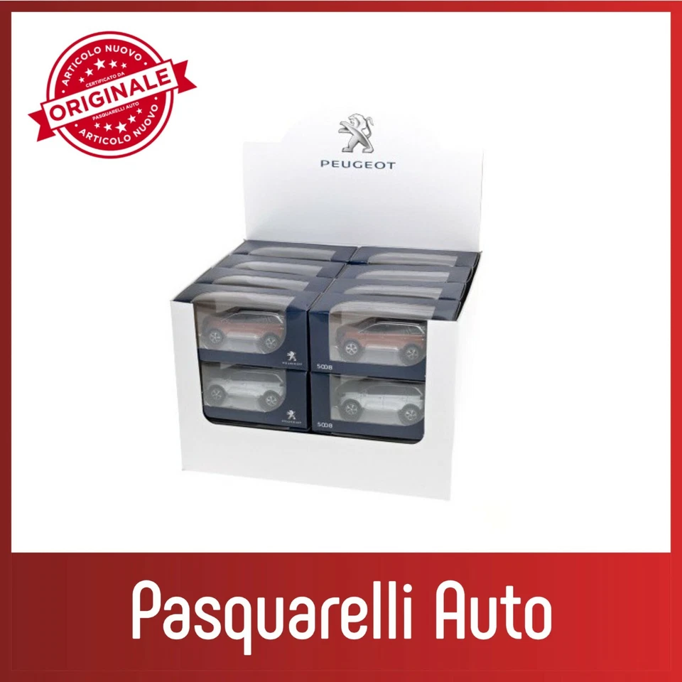 MODELLINO PEUGEOT 5008 (P87) 1:64 MACCHININA REGALO ORIGINALE PEUGEOT 20MITR902 - Immagine 4 di 4