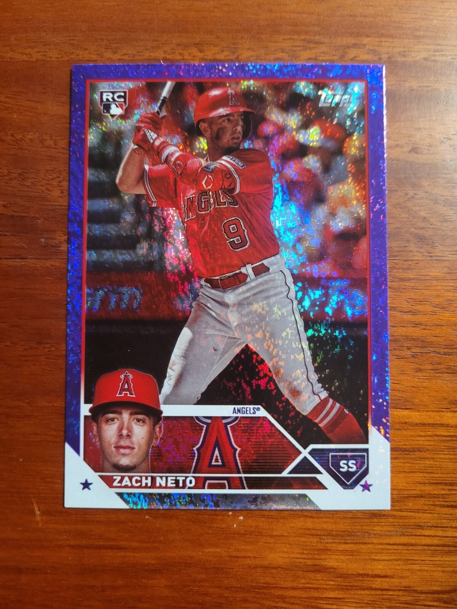 topps update 2023 Zach Neto 直筆サイン　/99 2023 Topps Update Zach Neto RC #US98 Purple Foilboard 574