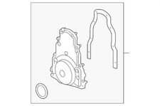 GM OEM 97-07 Avalanche 1500 Engine Engine Parts-Timing Cover 12633906