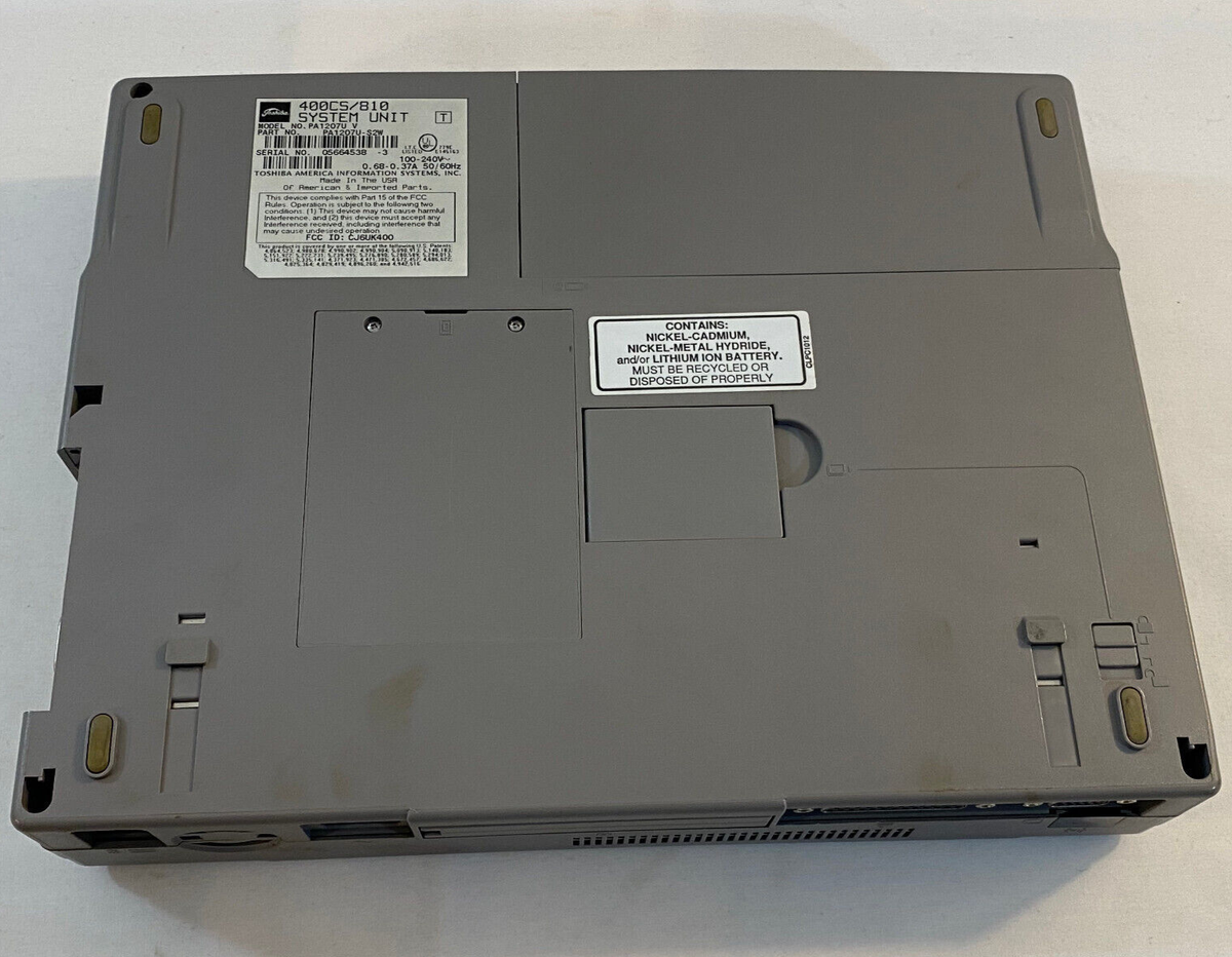 The appeal of retro electronics - 1. Repairing and using a Toshiba Satellite T1960CS laptop The appeal of retro electronics - 1. Repairing and using a Toshiba Satellite T1960CS laptop