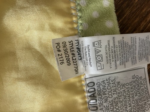 Carters Baby Lovey Rattle Frog Blankie Nunu Security Blanket 15” I Love Hugs - Picture 6 of 6