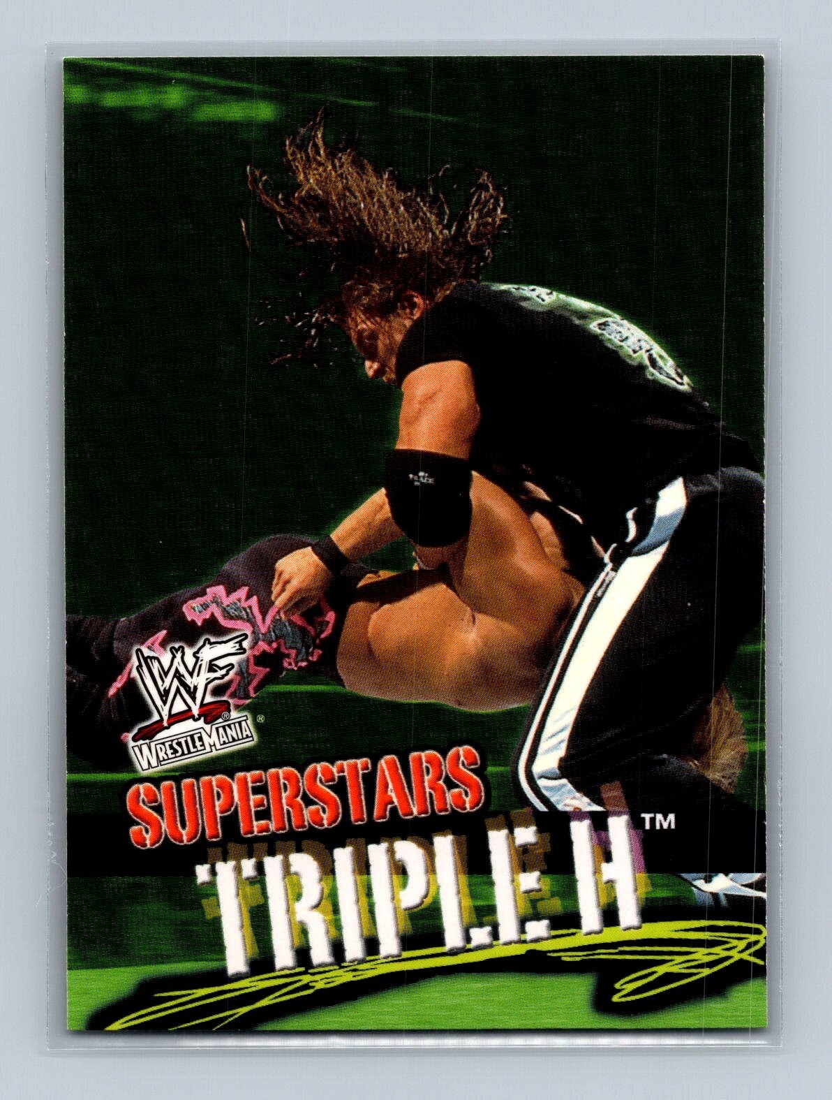 2001 Fleer WWF Wrestlemania Wrestling Triple H #40 