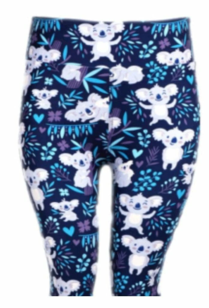 Cute Koala Bear Printed sport leggings Yoga women & children's available