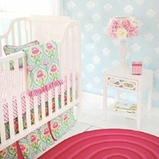 NEW ARRIVALS 2 PIECE CRIB SET, LAYLA ROSE DISTRESSED PACKAGING 
