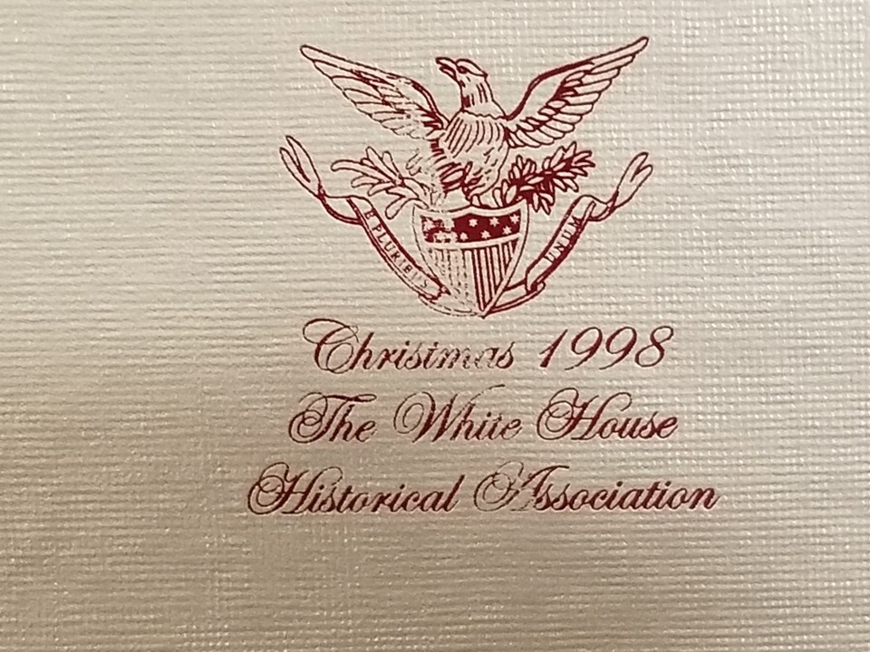 White House Historical Association Christmas Ornament 1998 eBay