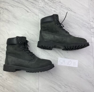 公式写真Ｃ Timberland Junior Youth Big boys 5 Premium black Leather Primaloft