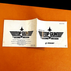 TOP GUN SECOND MISSION NINTENDO NES