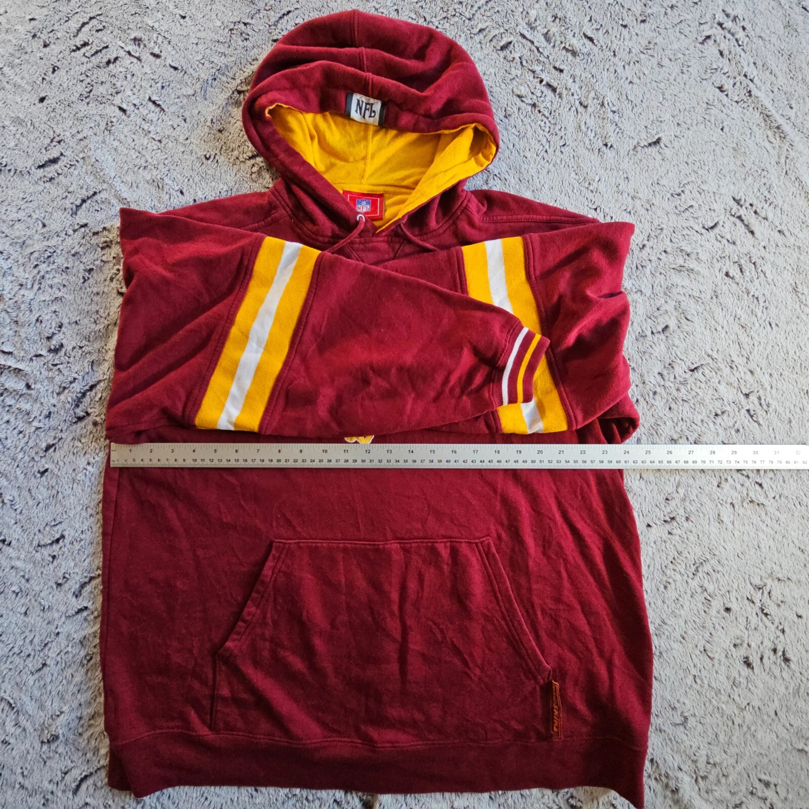 NFL Washington Redskins Hoodie Large Red image 8