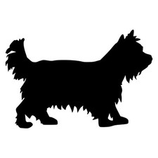 Yorkshire Terrier V2 Vinyl Decal Stickers  Yorkie Dog Silky