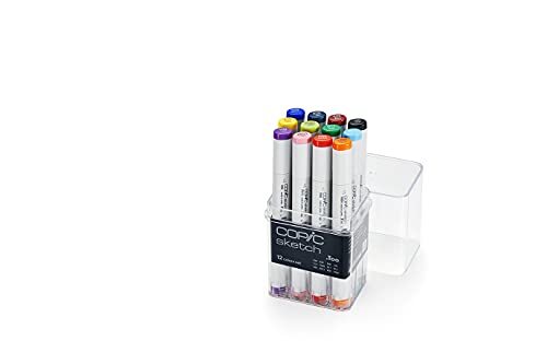 Sketch Alcohol-Based Markers 12pc Set Basic