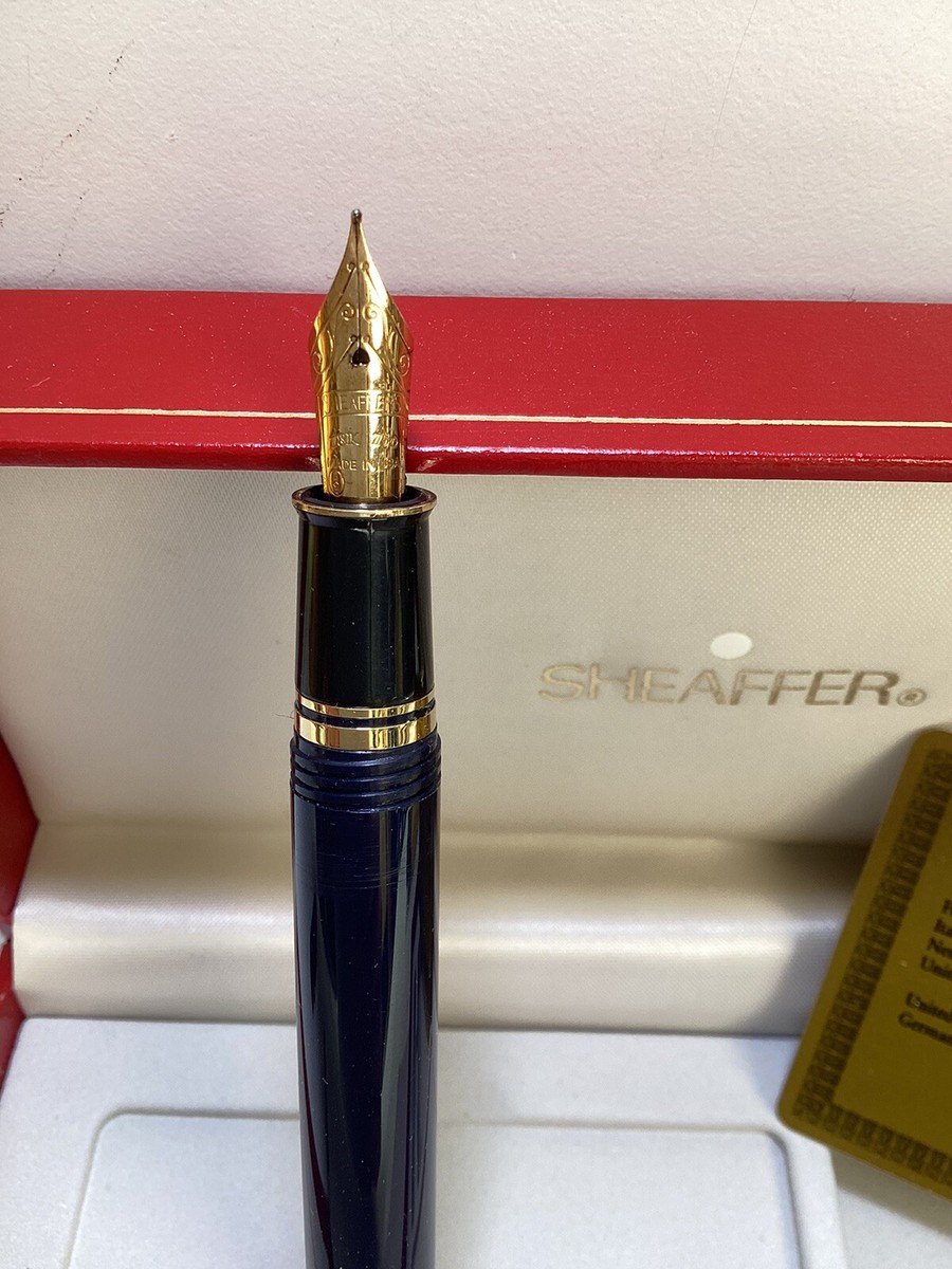 Vintage SHEAFFER Connaisseur Nib in Solid 18K Gold Fountain Pen w