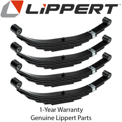 Lippert 26'' Double-Eye Spring Set (4-Pack) 3.5K - Fits Dexter, Al-Ko, Rockwell