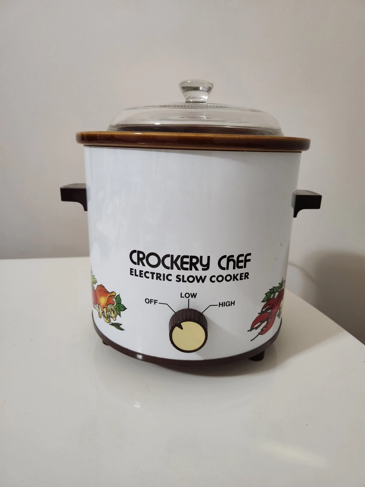 Vintage Crockery Chef Electric Slow Cooker With Lid Model #1015 Pre-Owned Tested