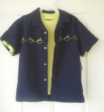 Claiborne Boys Size 4/5 3 Piece Shorts Shirt Tee Set NWT