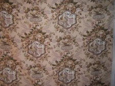 Robert Allen, Tianjen Rose Floral, Chinoiserie, BTY, Color Brown