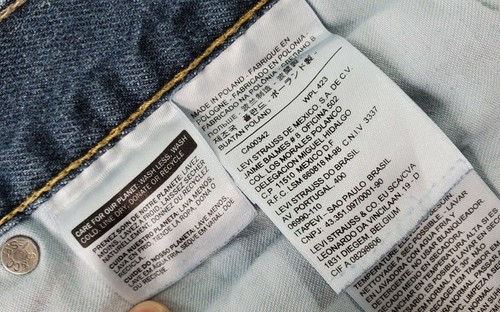 Levi's 559 Men 40 x 30 (28.5 actual) Blue Denim Straight Leg Jeans Pants Casual - Picture 9 of 11