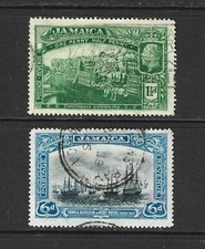 Jamaica Scott 90, 95 VF Used Issued 1921-1922