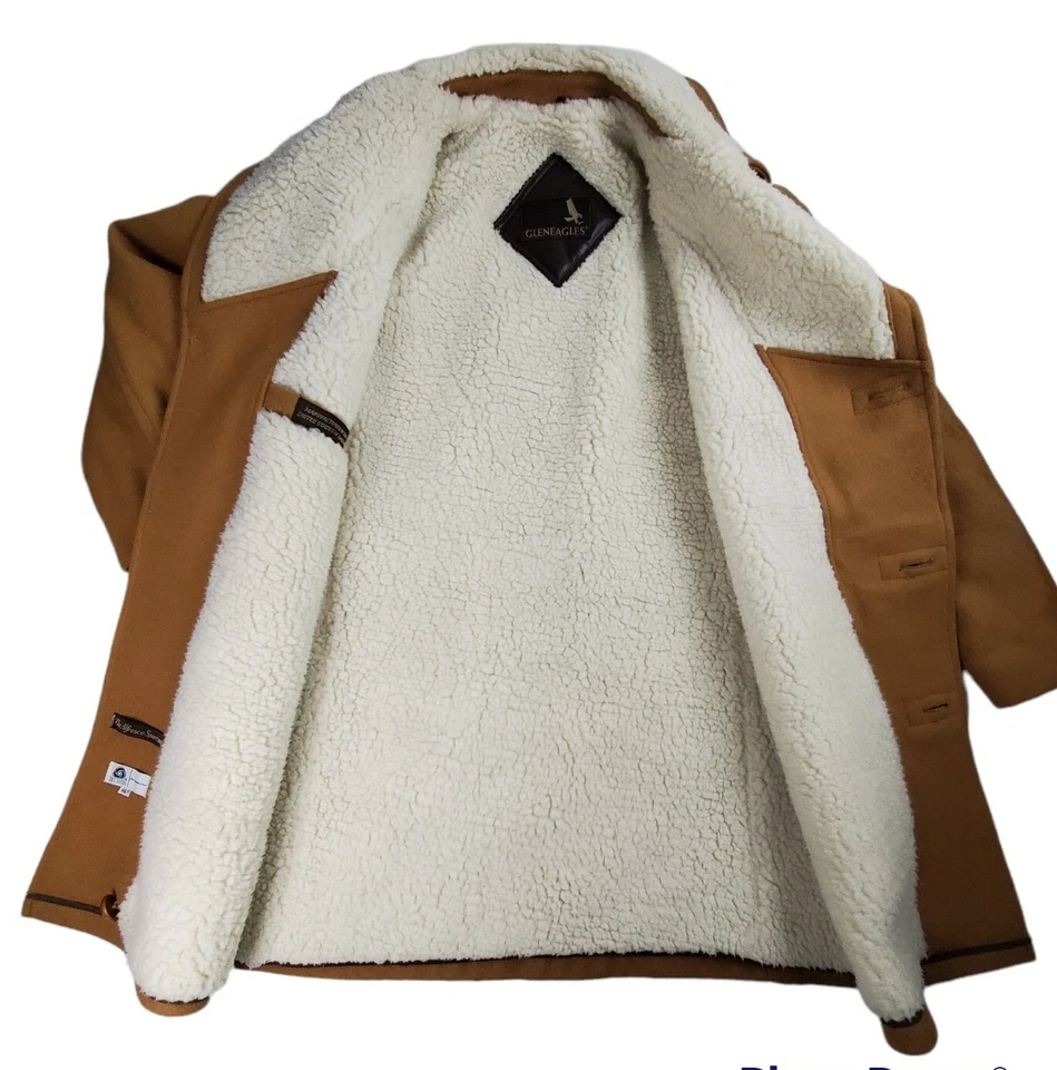 Abrigo Sherpa Vaquero Gleneagles 46R Para Hombre Tostado Alfresco Deportista Hecho en EE. UU. De Colección Foto 2 de 4