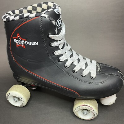 Roller Derby Roller Star 600 Quad 4 Wheel Mens Roller Skates 5015-6383 Size 8