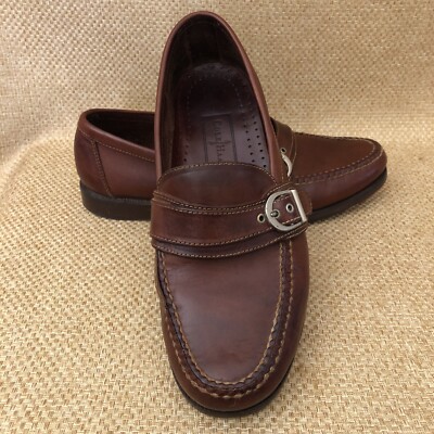 Cole Haan Country Moc Toe Buckle Loafers Shoes Casual Preppy