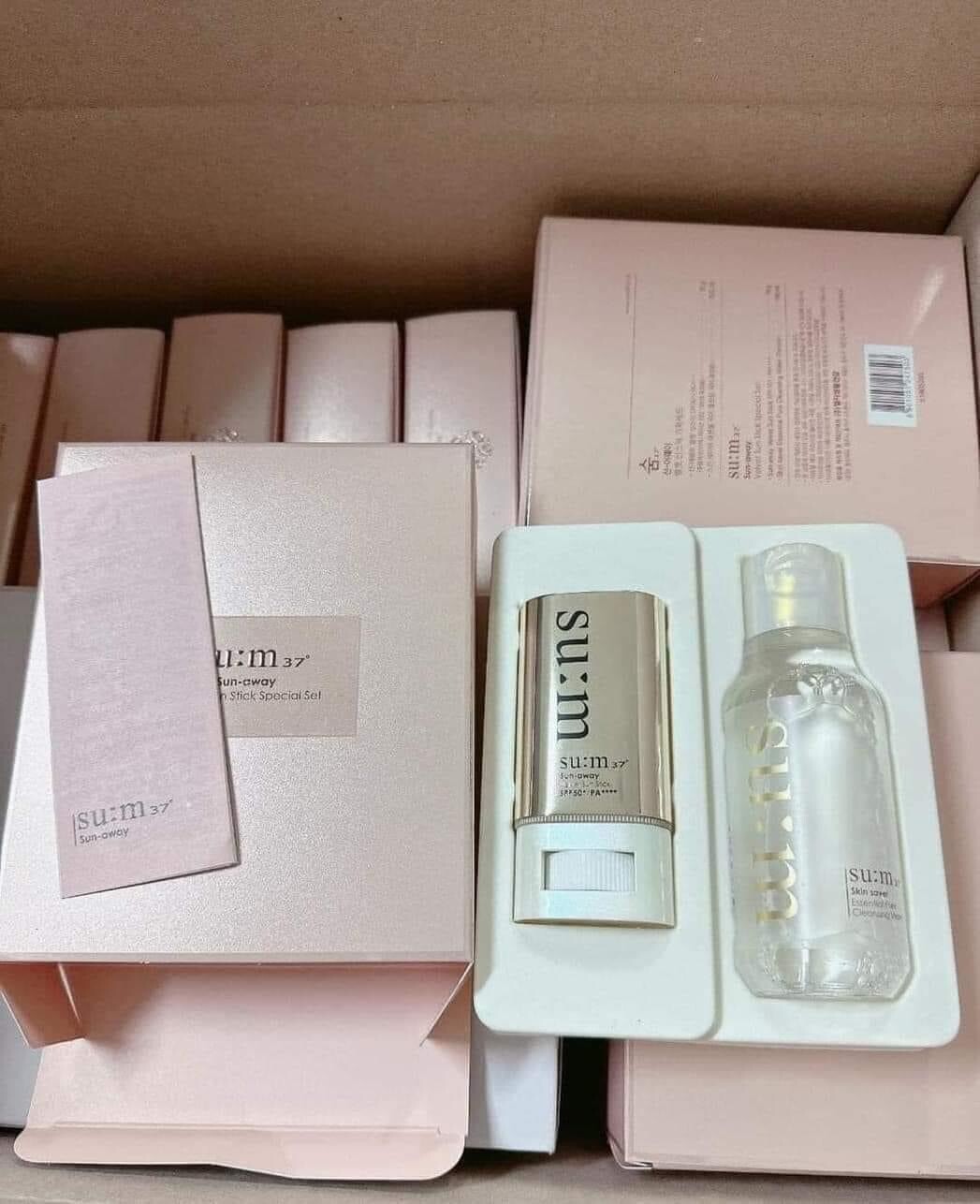 SUM37 Sun-away Velvet Sun Stick SPF 50+ PA++++ Special Set SU:M37