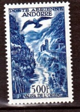 Andorre PA 4 Paysage Valira neuf ** TB MNH cote 145