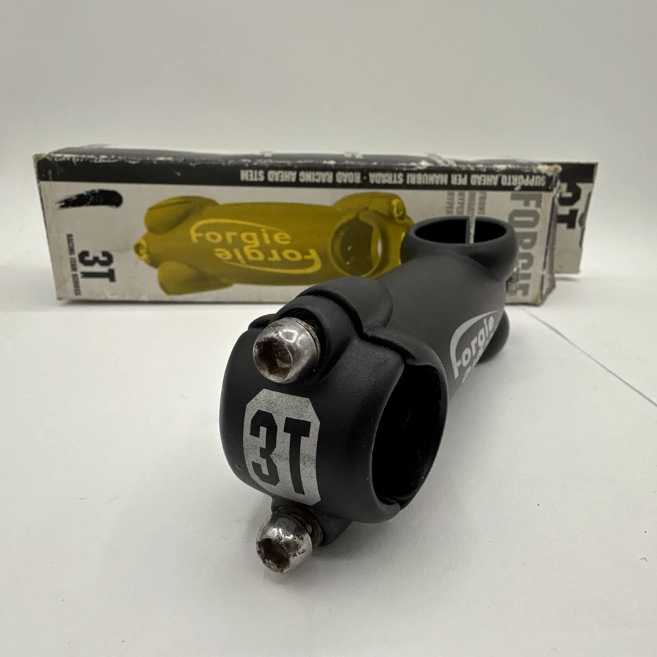 Vástago de carretera sin rosca TTT 3T OLVIDIE 100 mm alcance 25,8 abrazadera aleación negra nuevo en stock Foto 2 de 4