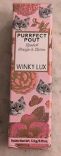 Winky Lux Purrfect Pout Sheer Lipstick - Shade Pawsh (Sheer Nude)  0.13 oz New