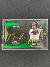 Jose Ramirez 2024 Topps Five Star Golden Graphs Gold Ink Auto /15 Guardians