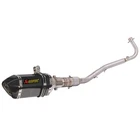 For Kawasaki Z125 Pro 2013-2026 Full System Exhaust Tips Muffler Front Link Pipe