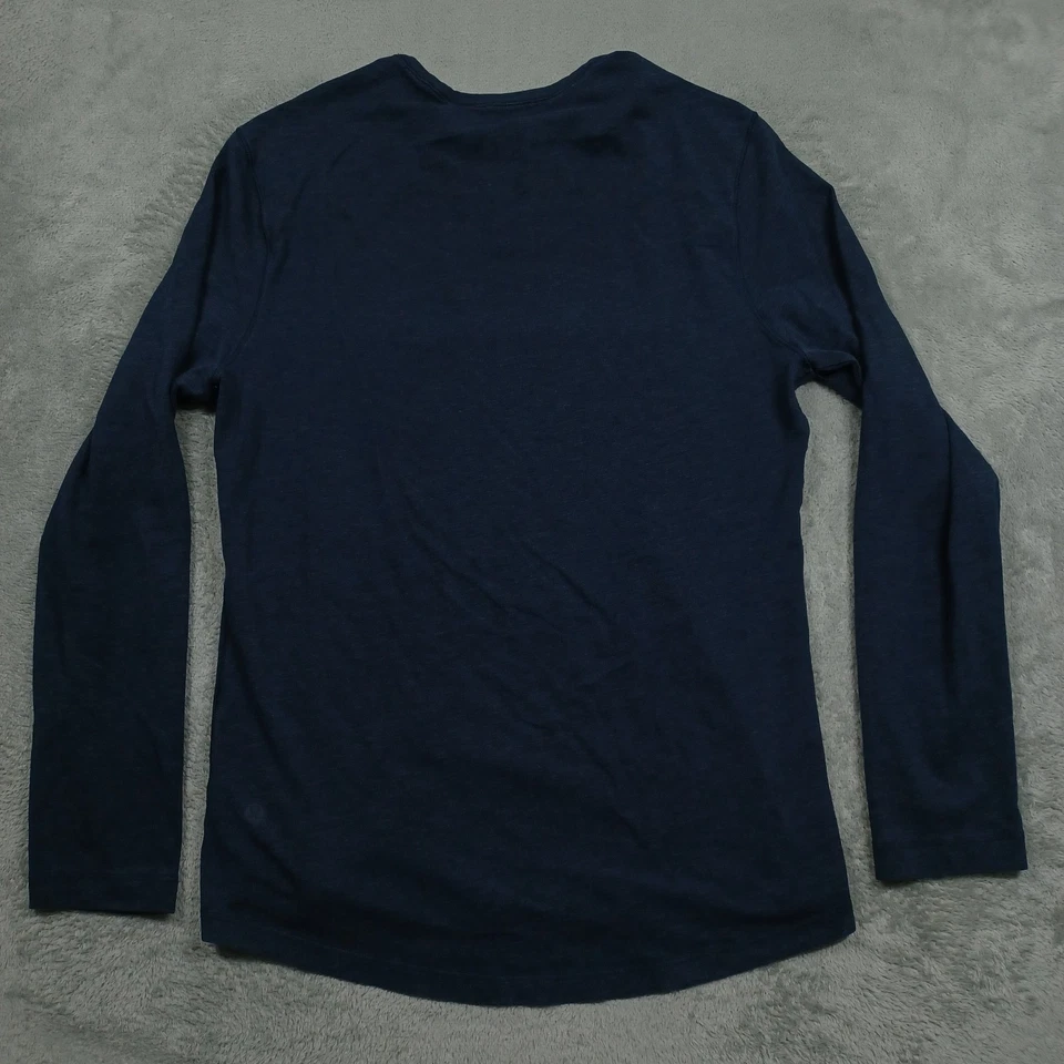 Top Lululemon para mujer 8 azul ropa deportiva yoga informal manga larga Foto 4 de 4