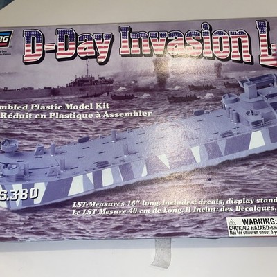 Lindberg D-Day Invasion L.S.T. 1:245 Scale Kit 70876 Skill Level 2 New CIP