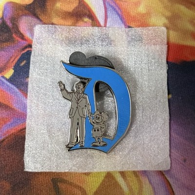 Key to Disneyland 70th Hidden Mystery D Pin Lot of 2 Walt/Mickey