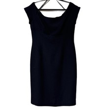 Liz Claiborne women’s plus size 14 black sheath dress formal business new
