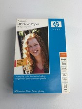 HP Premium Photo Paper Glossy 100 Sheets 4x6 Inkjet Q1990A Sealed 2004 NEW